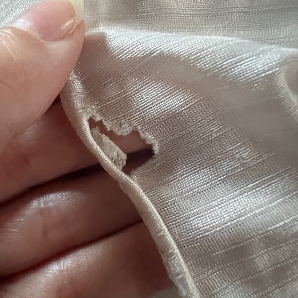 Vintage Women’s Striped Lace Pink Feminine Nightgown Sleepwear Dress M - Picture 9 of 9